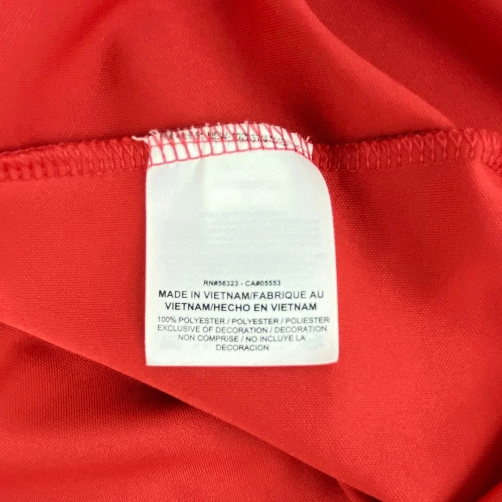 Nike Golf Dri-Fit Polo Shirt Mens M Dri-Fit Red Short Sleeves Standard Fit Soft